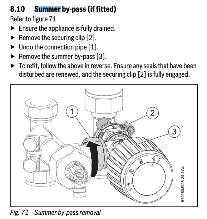 Worcester Greenstar Summer By pass (Optional Accessory) - The HIU Company